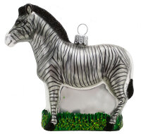 Zebra als Christbaumfigur ein einzigartiges Aussehen