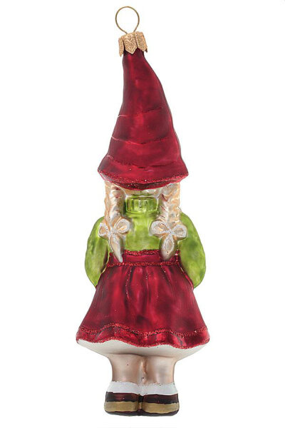 Ein Hauch von Nostalgie und klassischer Schönheit strahlt diese edle Christbaumfigur aus