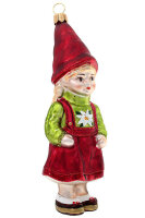 Bayerisches Mädel - Traditioneller Christbaumschmuck aus Glas