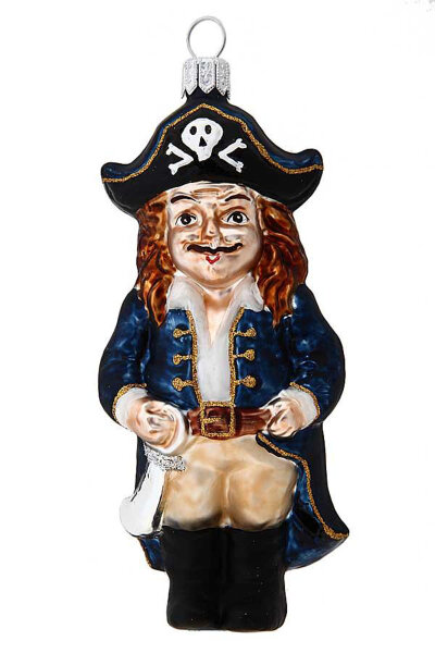 Piratenkapitän blau