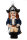 Piratenkapitän blau