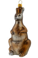 Handgefertigte Meisterwerke – Die Kunst der Christbaum-Känguru-Glasanhänger