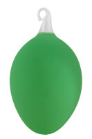 Osterei aus Glas  in neongrün klein