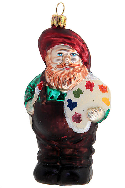 Im Gegensatz zur Zeichnung erfolgt die Gestaltung eines Gemäldes oder einer Christbaumfig...