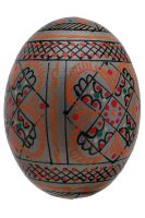 Osterei aus Holz gelb handbemalt