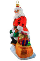 Weihnachtsmann auf Schornstein