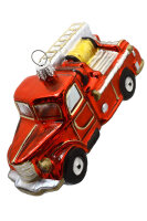 Ein Feuerwehr-Leiterwagen ist ein beeindruckendes...