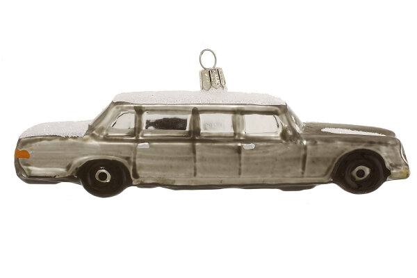 Diese Christbaumfigur in Form eines Wagens ist ein echter Hingucker und verleiht jedem Weihnac...
