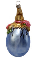 Hase in Ei blau