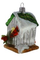 Vogelhäuschen silber