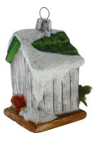 Vogelhäuschen silber