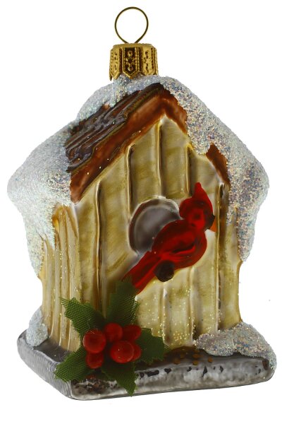Vogelhäuschen gold