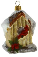 Vogelhäuschen gold