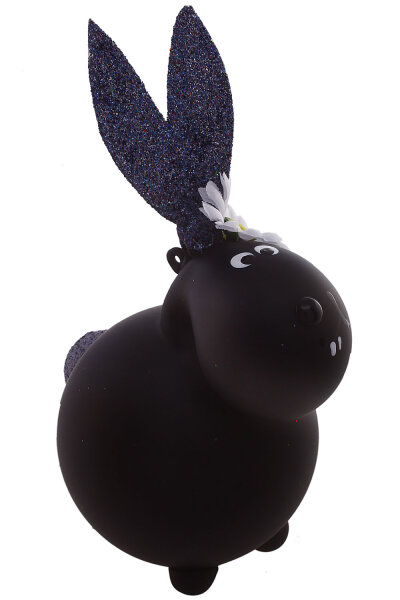 Hase schwarz matt