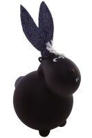 Hase schwarz matt