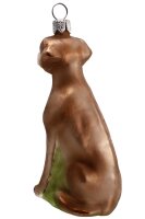 Christbaumschmuck - Der Weimaraner aus Glas