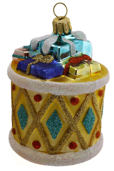 Die Tradition der Glas-Christbaumfiguren: Eleganz in Form der großen Trommel
