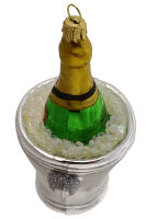 Schampusflasche im Kübel