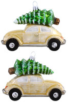 VW Käfer beige Official Licensed Produkt mit Tannenbaum