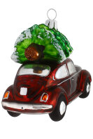 VW Käfer weinrot Official Licensed Produkt mit Tannenbaum