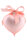 Herz rosa mit Ihren Wunschnamen