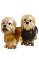 Dandie Dinmont Terrier Pärchen (2 Stück)