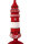 Leuchtturm Spitze rot
