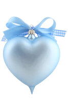 Herz blau mit Ihren Wunschnamen